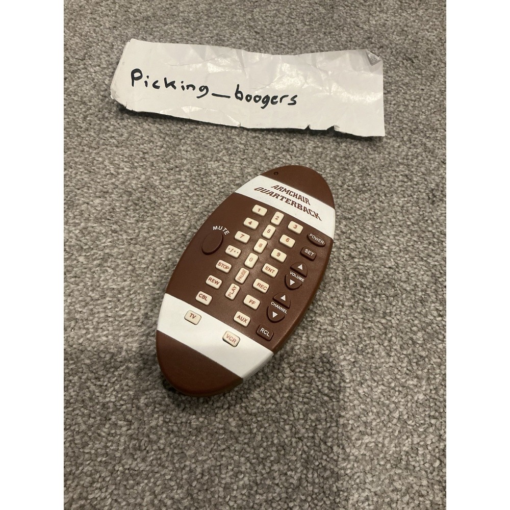 Vintage 1996 MGA "Armchair Quarterback" Universal Football Remote Control